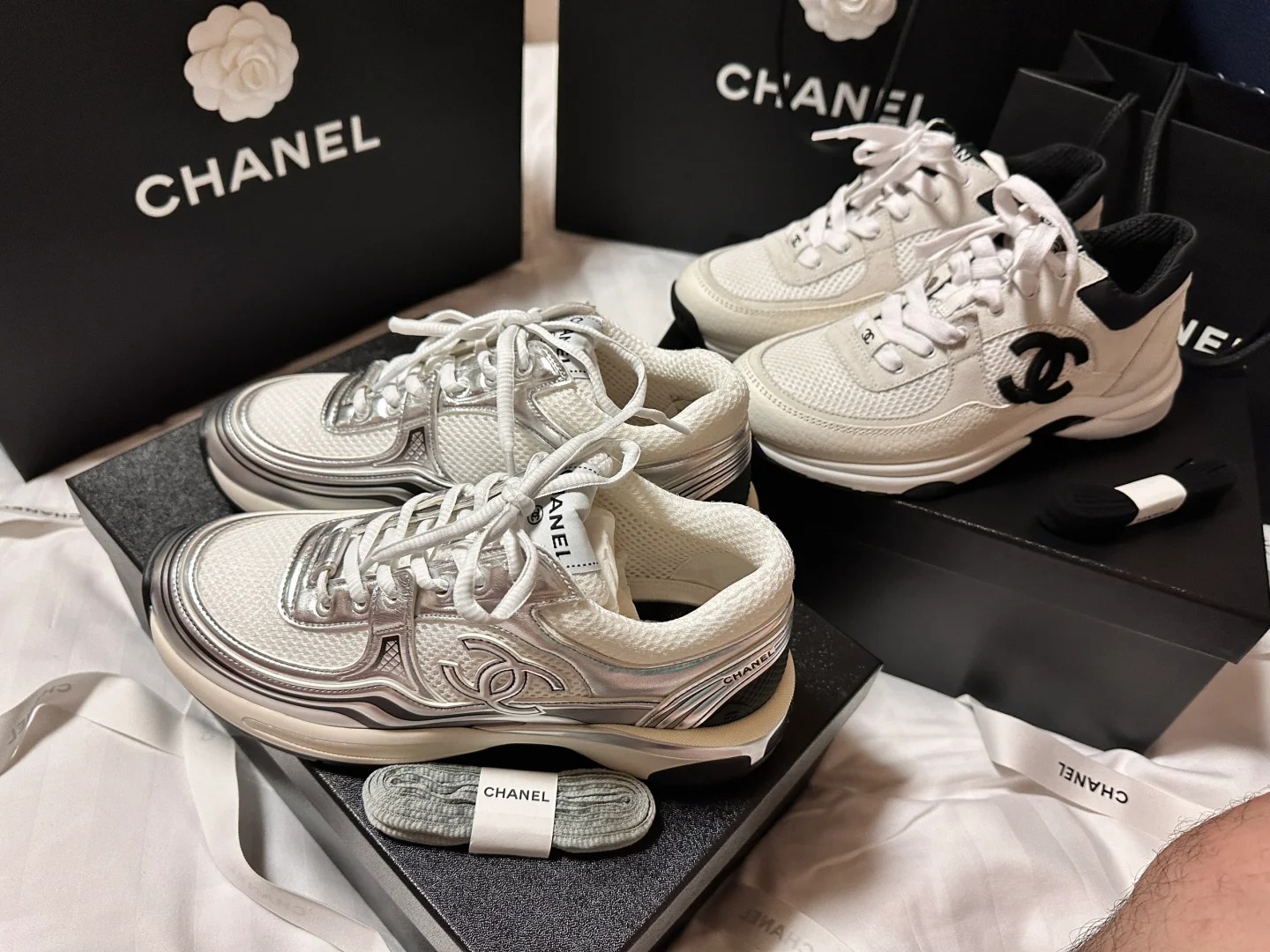 chanel ミニ マトラッセ ラムスキン