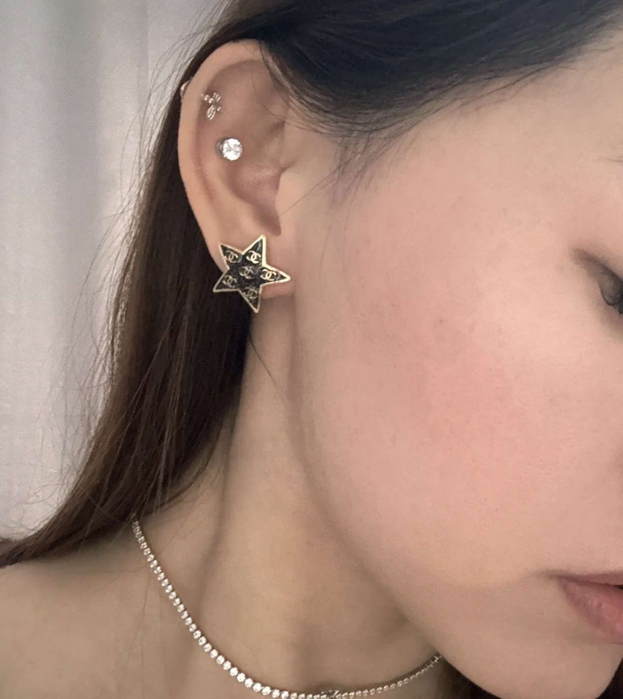 qoo10 シャネル 風 ピアス