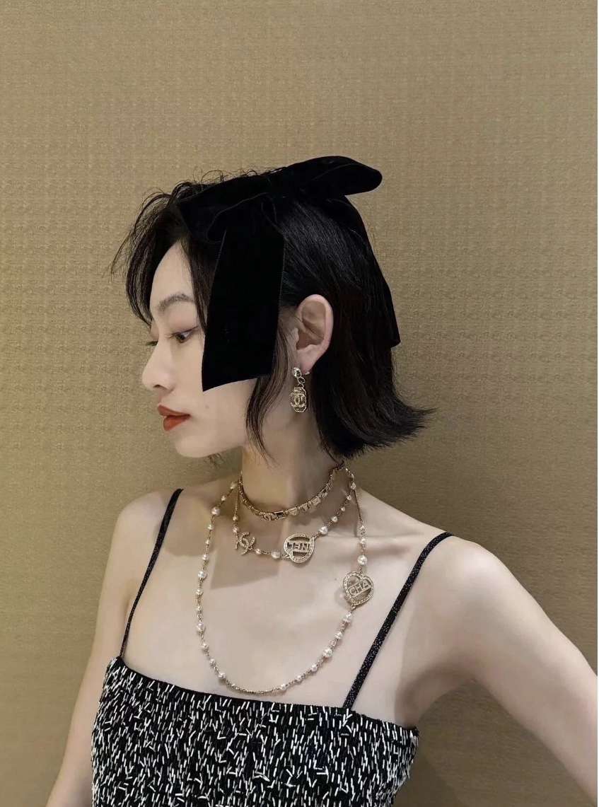 シャネル 風 ピアス ハンドメイド