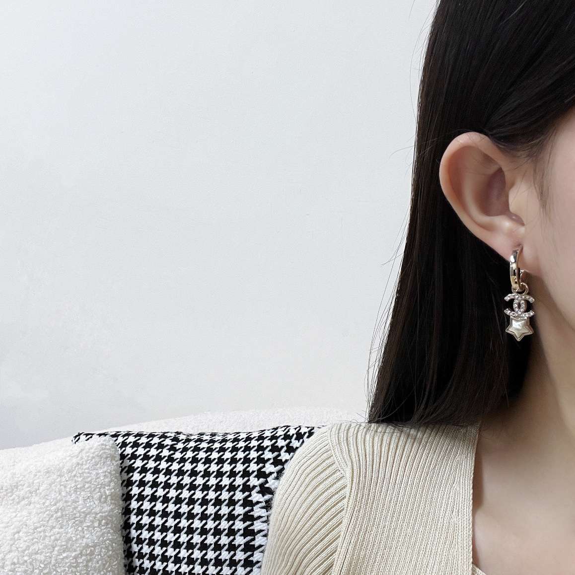 chanel ココ マーク ピアス