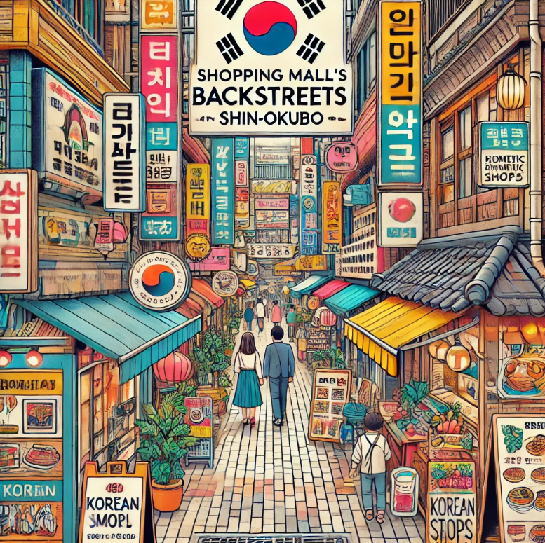 韓国系ショッピングモールの裏通り.jpg