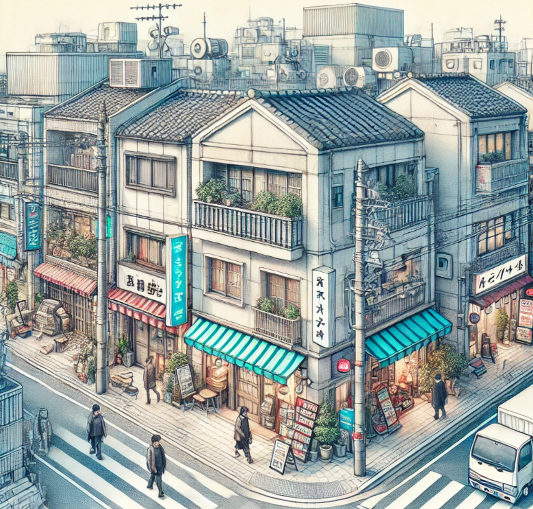 新大久保駅周辺の雑居ビル.jpg