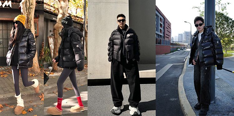 モンクレール着てる人