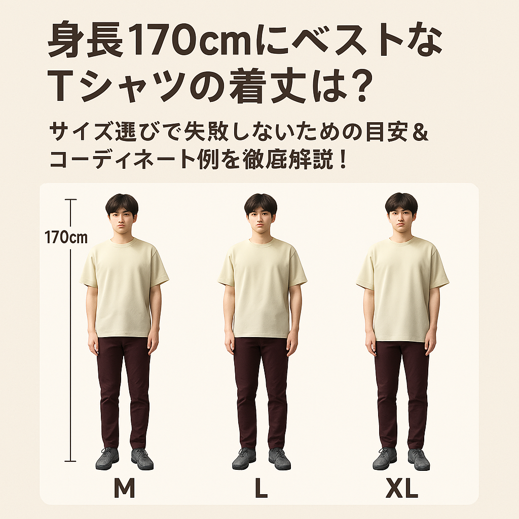 身長170cmにベストなTシャツの着丈は？.png