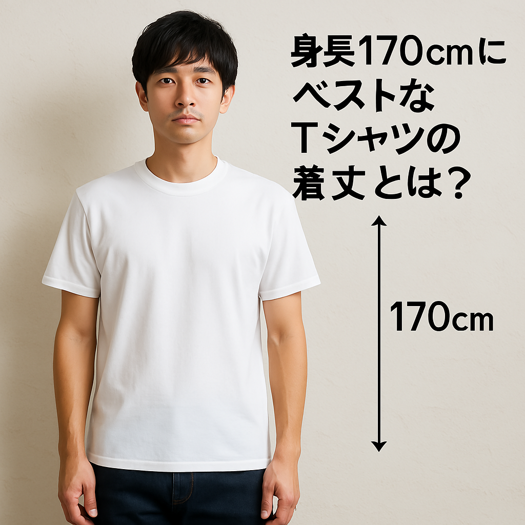 身長170cmにベストなTシャツの着丈とは？(1).png