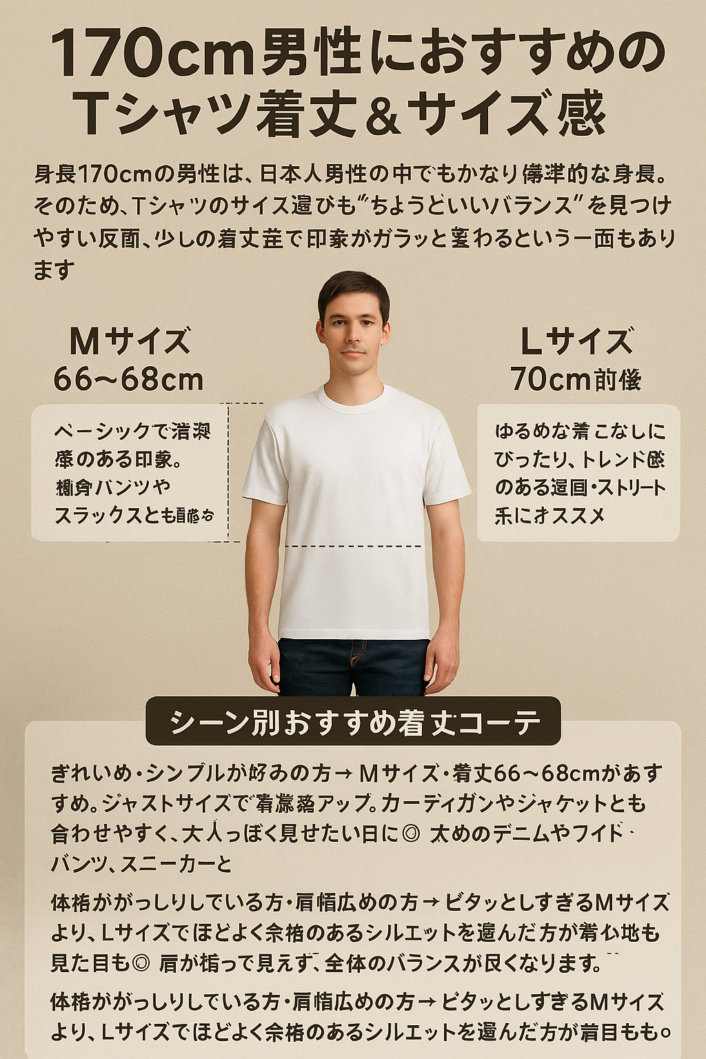 170cm男性におすすめのTシャツ着丈＆サイズ感(1).png