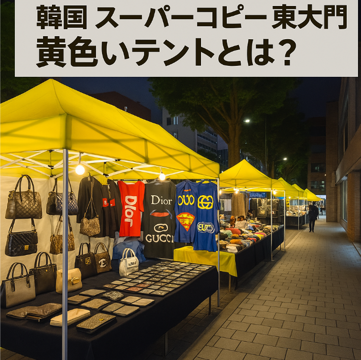 2. 韓国 スーパーコピー 東大門 黄色いテントとは？.jpg