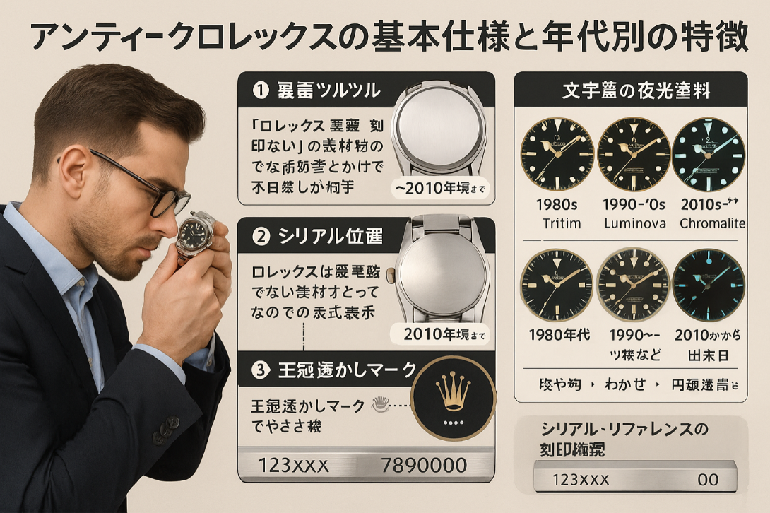 1. アンティークロレックスの基本仕様と年代別の特徴.jpg