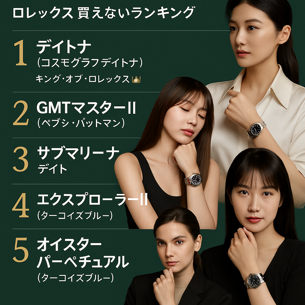 人気モデル別 入手難易度ランキング｜ロレックス 買えないランキング.png