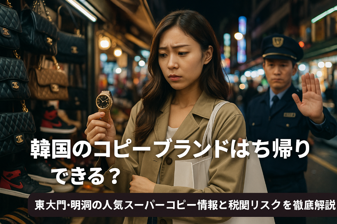 韓国のコピーブランドは持ち帰りできる？東大門・明洞の人気スーパーコピー情報と税関リスクを徹底解説.jpg