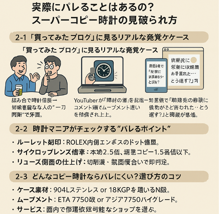 2. 実際にバレることはあるの？スーパーコピー時計の見破られ方.jpg