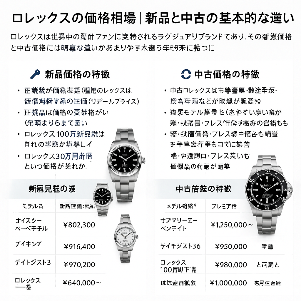 ロレックスの価格相場｜新品と中古の基本的な違い.png