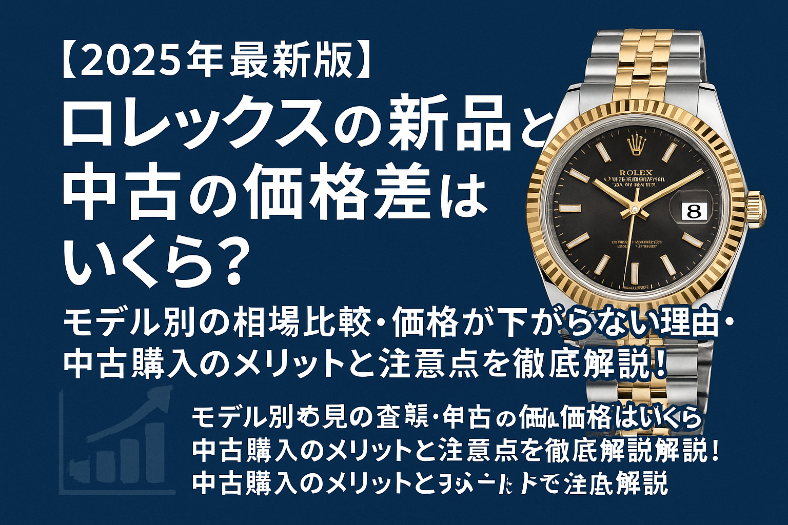 【2025年最新版】ロレックスの新品と中古の価格差はいくら？.png
