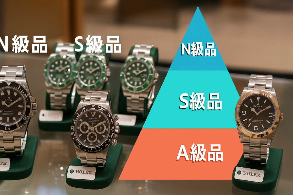 2. ロレックス（Rolex）のスーパーコピーのランクは？N級・S級・A級の違いとは.jpg