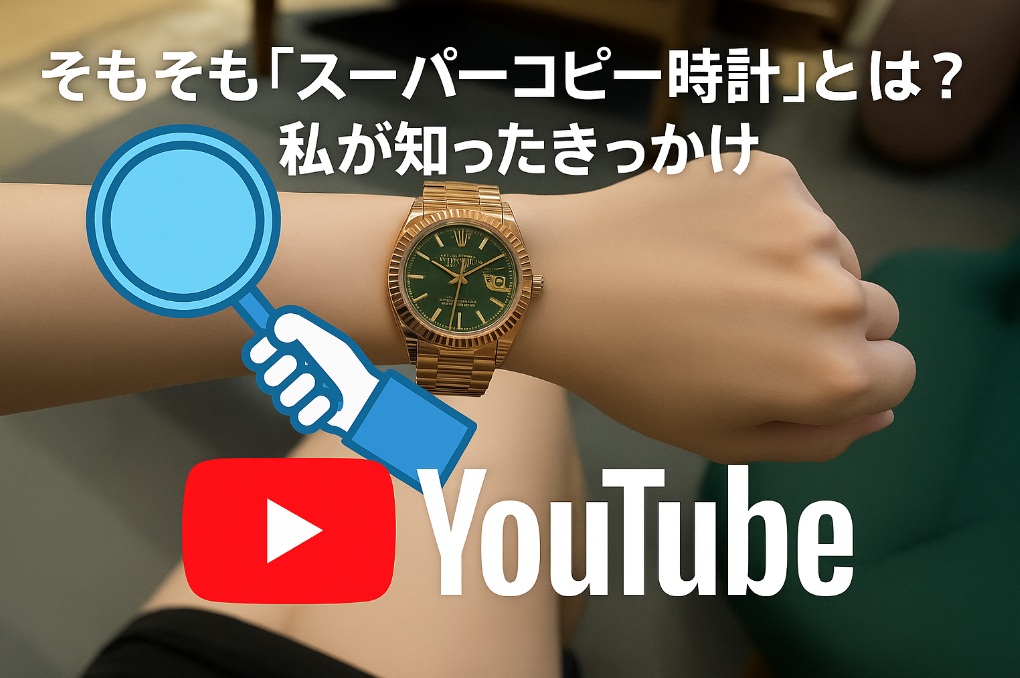 そもそも「スーパーコピー時計」とは？私が知ったきっかけ