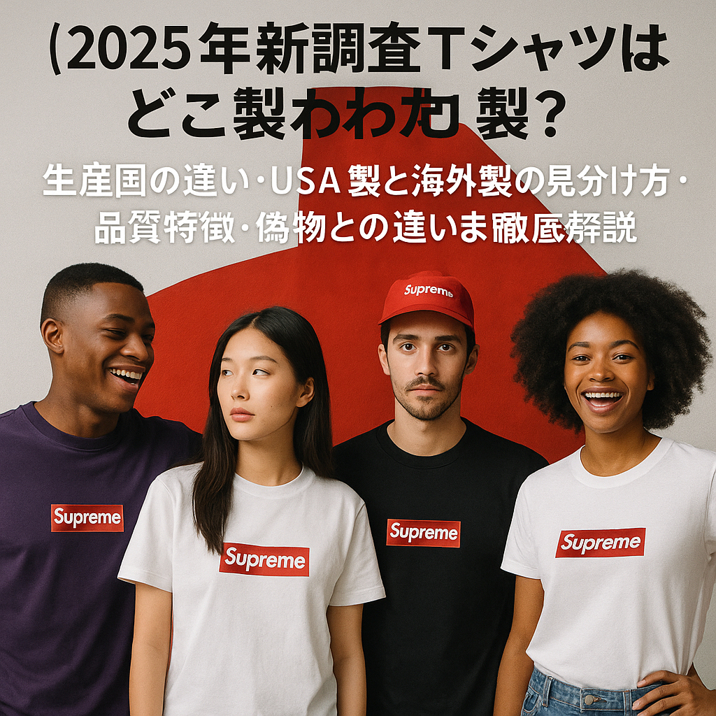【2025年最新調査】シュプリームのTシャツはどこ製？生産国の違い・USA製と海外製の見分け方・品質の特徴・偽物との違いまで徹底解説！.png