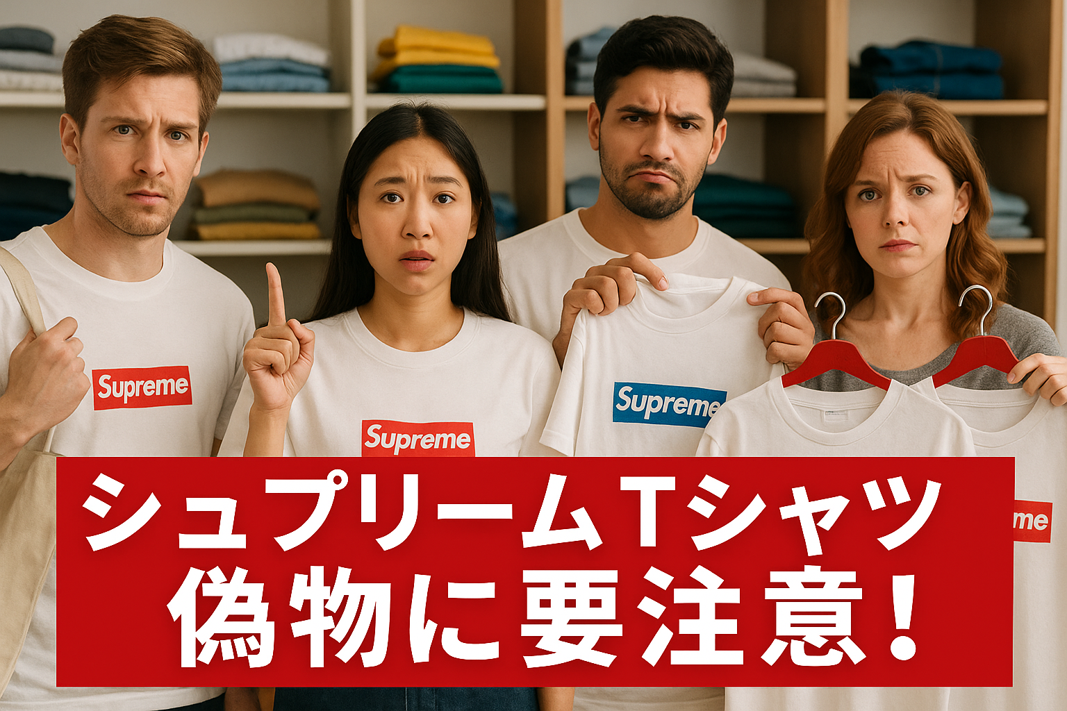 シュプリーム Tシャツ 偽物に要注意！.png
