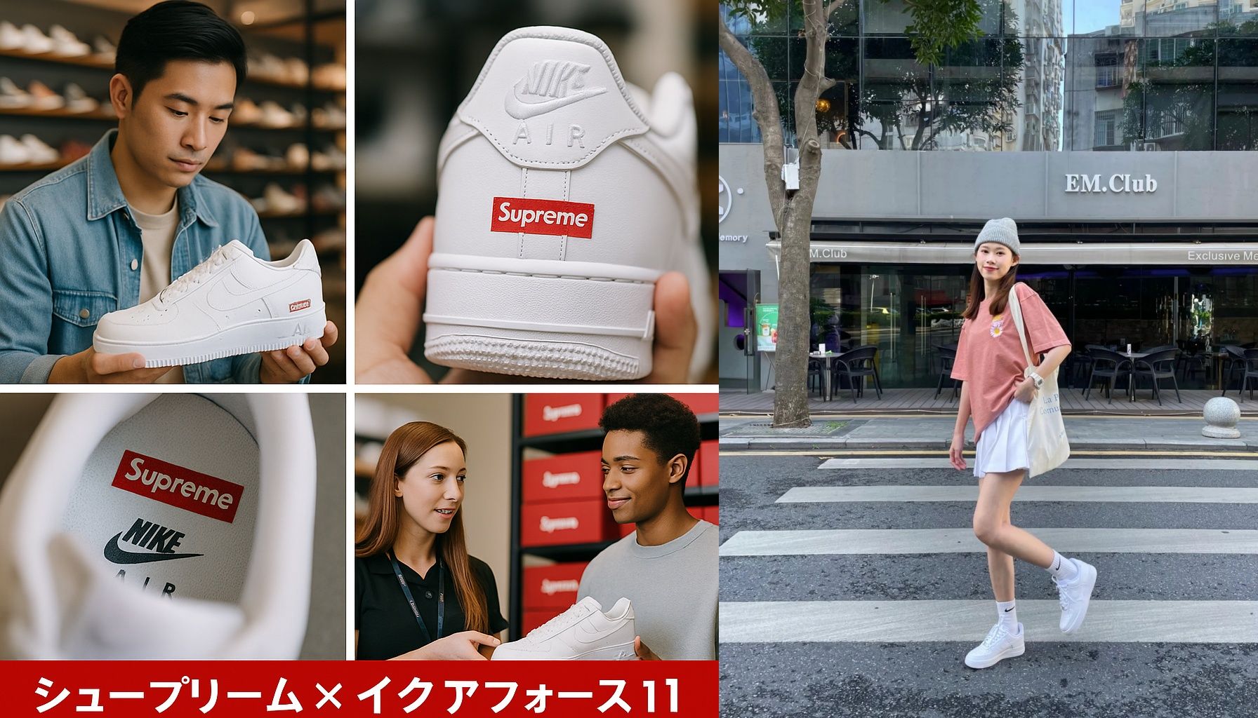 シュプリーム × ナイキ エアフォース1の見極め方.jpg