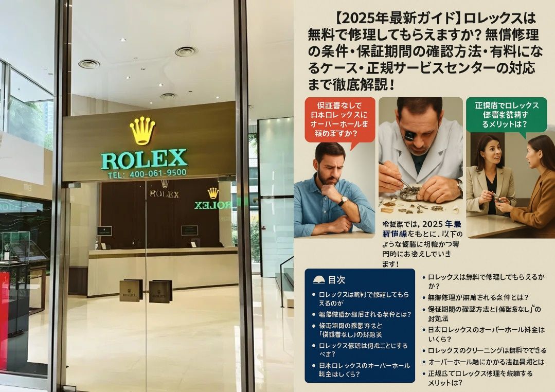 【2025年最新ガイド】ロレックスは無料で修理してもらえますか？無償修理の条件・保証期間の確認方法・有料になるケース・正規サービスセンターの対応まで徹底解説！.jpg