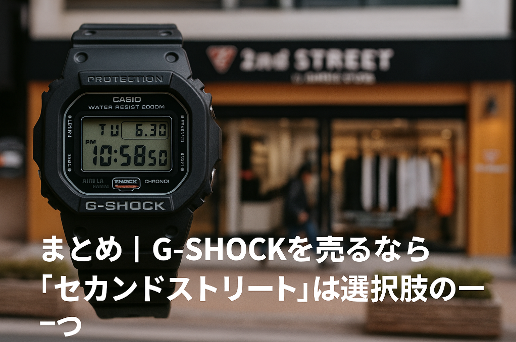 6. まとめ｜G-SHOCKを売るなら「セカンドストリート」は選択肢の一つ.jpg