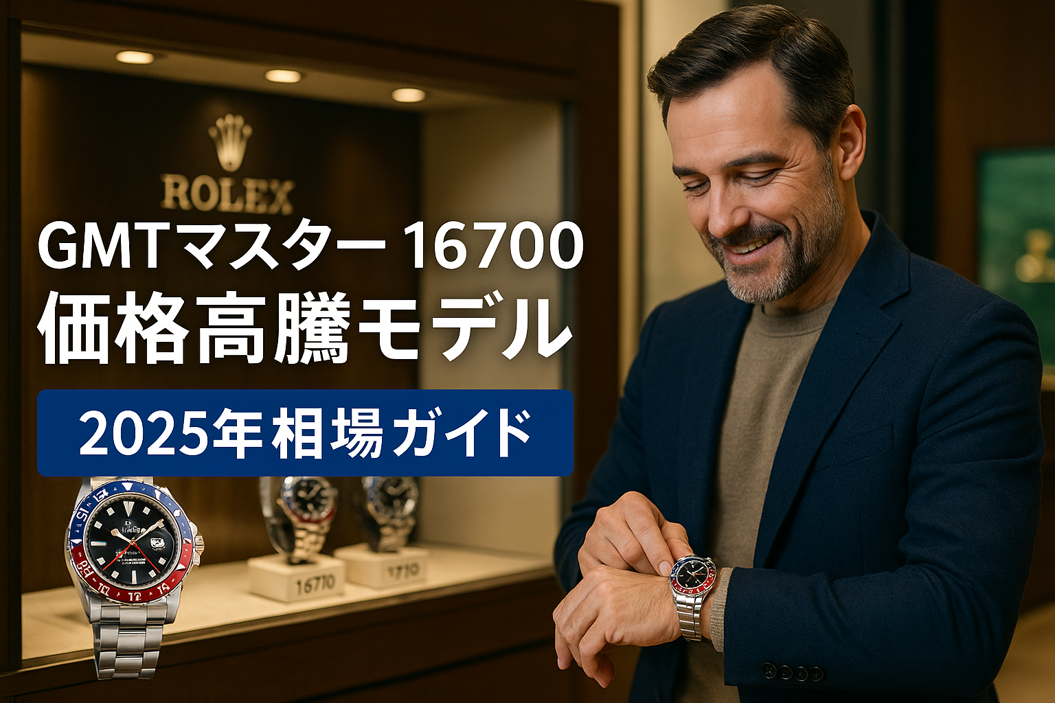 【2025年最新相場ガイド】ロレックス16700の相場はいくら？中古価格・買取価格の推移・16710との違い・状態別査定ポイント・今後の価値予測まで徹底解説！.png