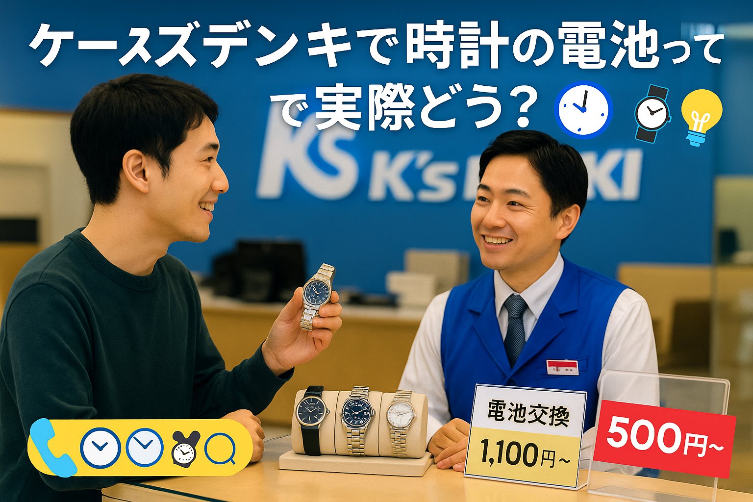 【2025年最新徹底解説】ケーズデンキ 時計 電池 交換はロレックスなど高級ブランドにも対応している？料金相場・対応不可の時計・所要時間・店舗ごとの違いまで詳しく紹介！.png