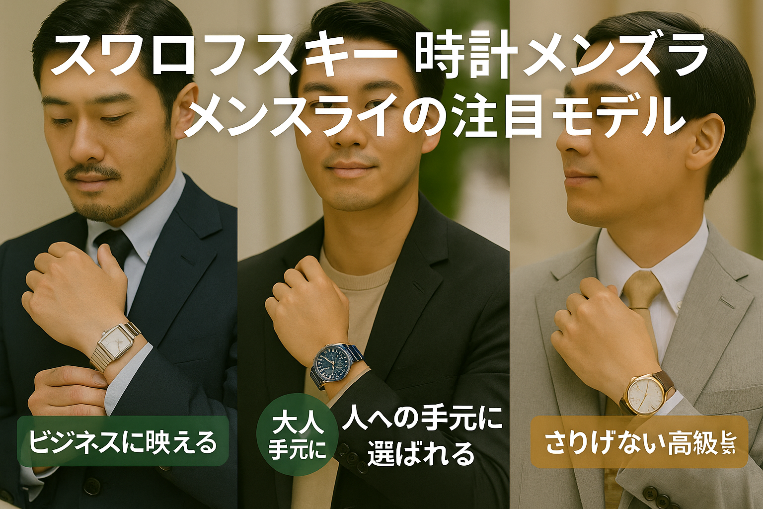 スワロフスキー 時計 メンズラインの注目モデル.png