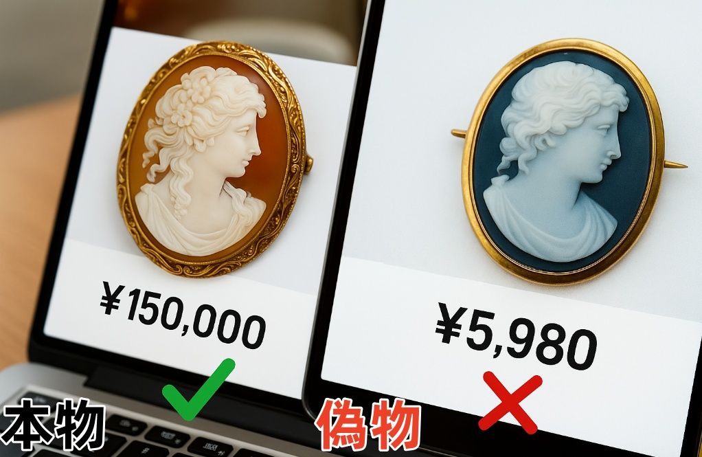 2-6. 本物カメオの価格相場と値崩れ傾向.jpg