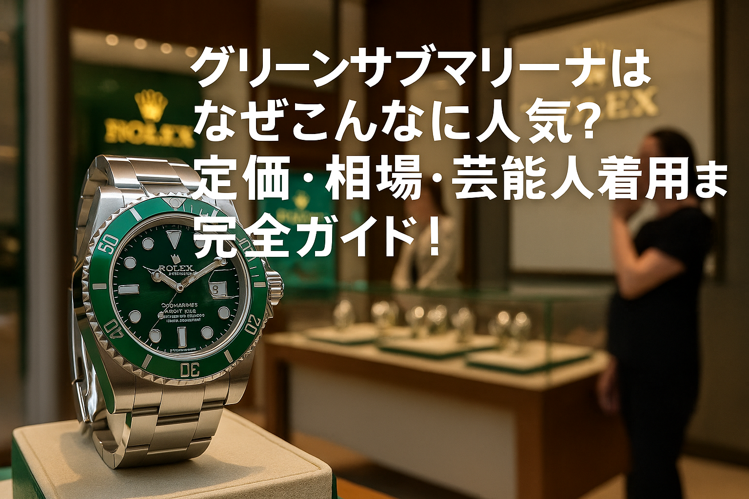 ロレックス 緑サブマリーナ（グリーンサブ）はなぜ人気？歴代型番の違い・定価と中古相場の推移・芸能人着用モデル・入手難易度・買うタイミングまで徹底解説！.png