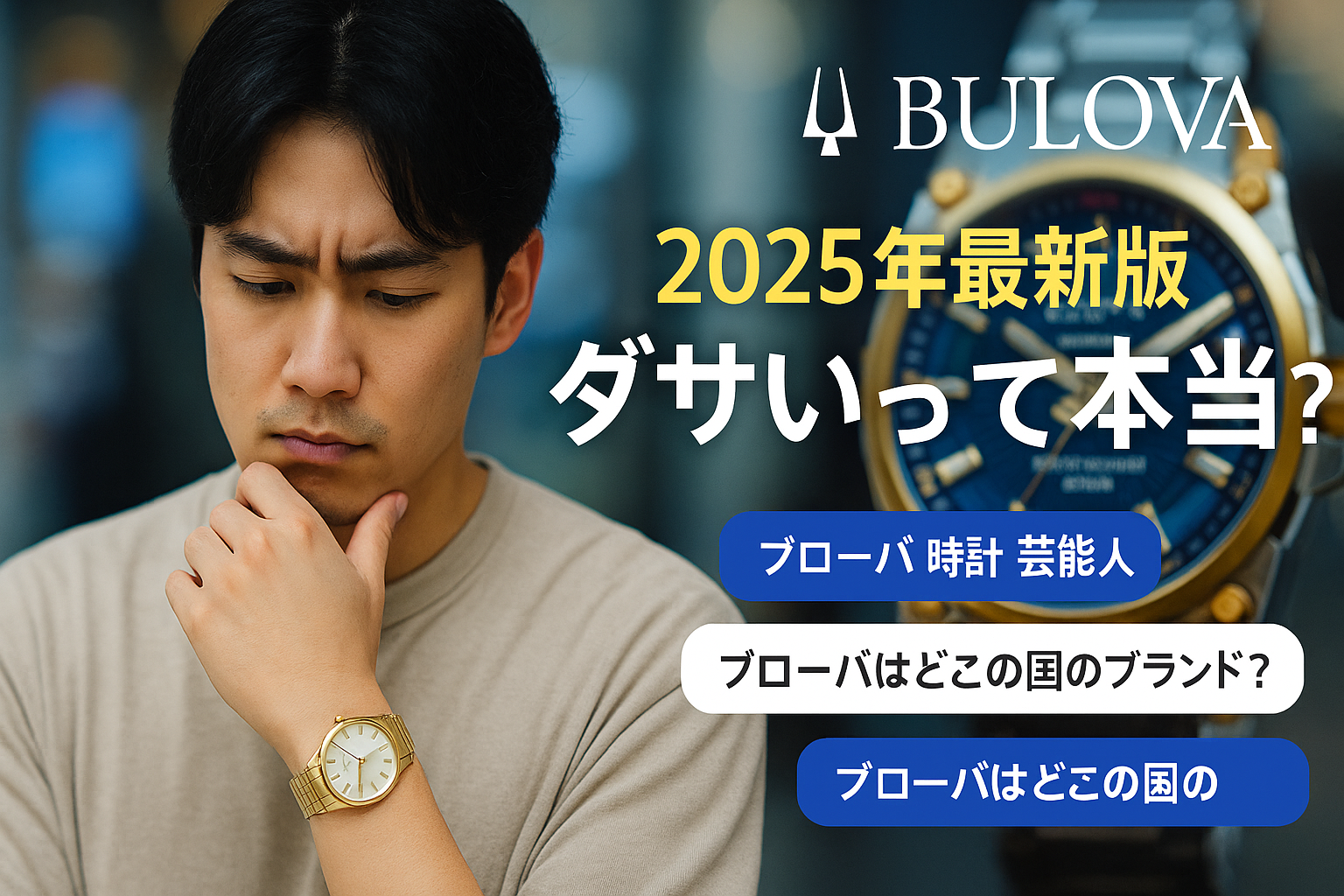 【2025年最新検証】ブローバ時計はダサいって本当?恥ずかしいと思われる理由・実際の評判・年代別おすすめモデル・愛用者の声やファッションとの相性まで徹底解説!.png