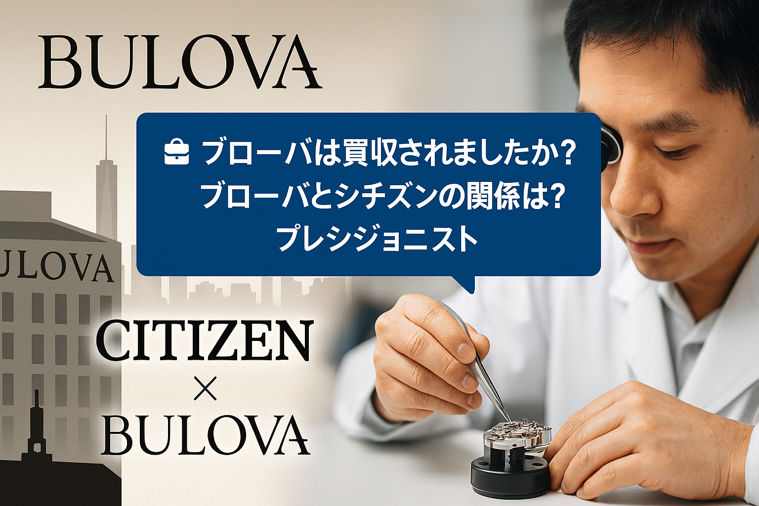 ブローバは買収されましたか?シチズンとの関係性.png