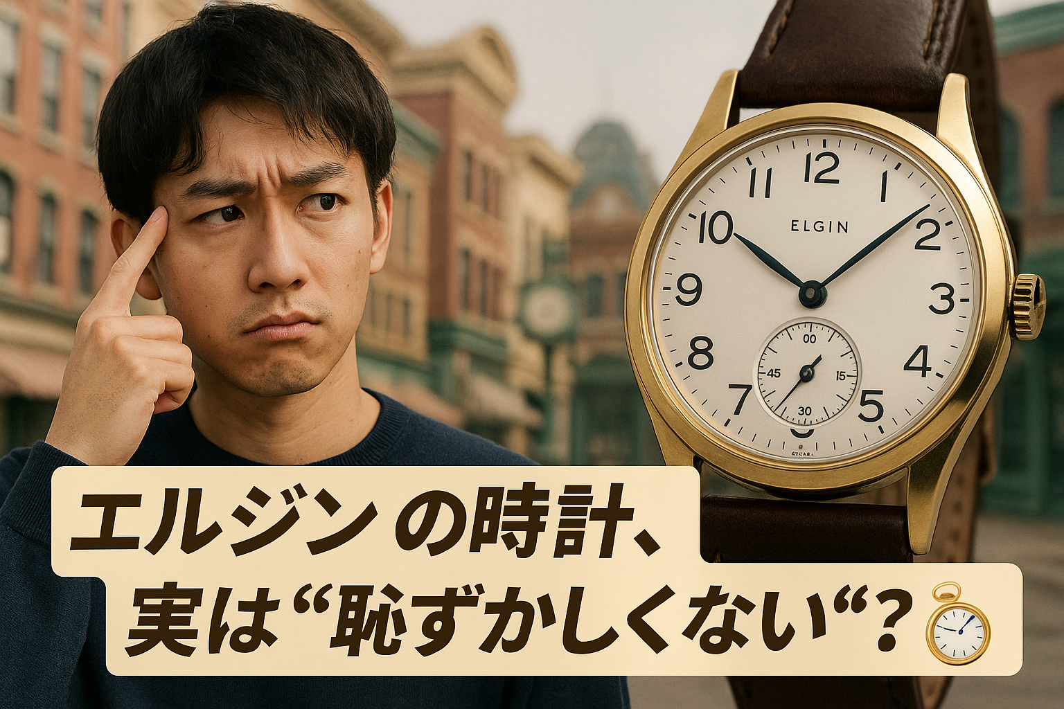 【2025年最新検証】エルジンの時計は恥ずかしいって本当？ダサいと思われる理由・実際の評判・年代別の相性・おすすめモデルや愛用者の声まで徹底解説！.png