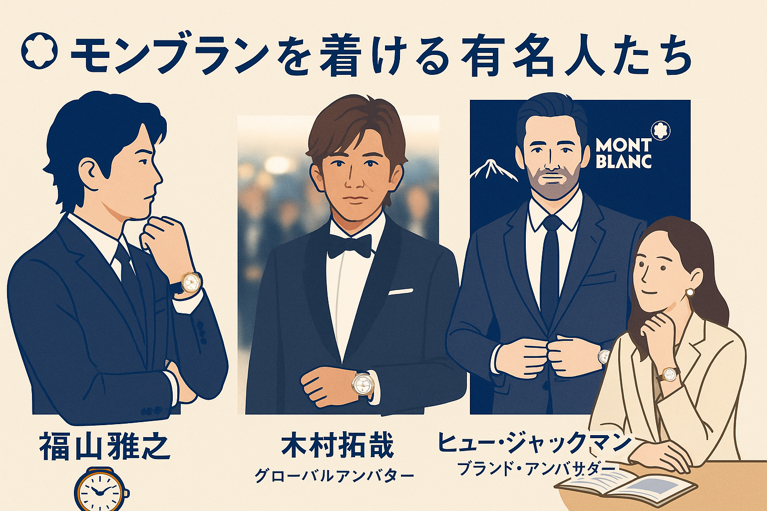 モンブランの腕時計を愛用している芸能人は?.png