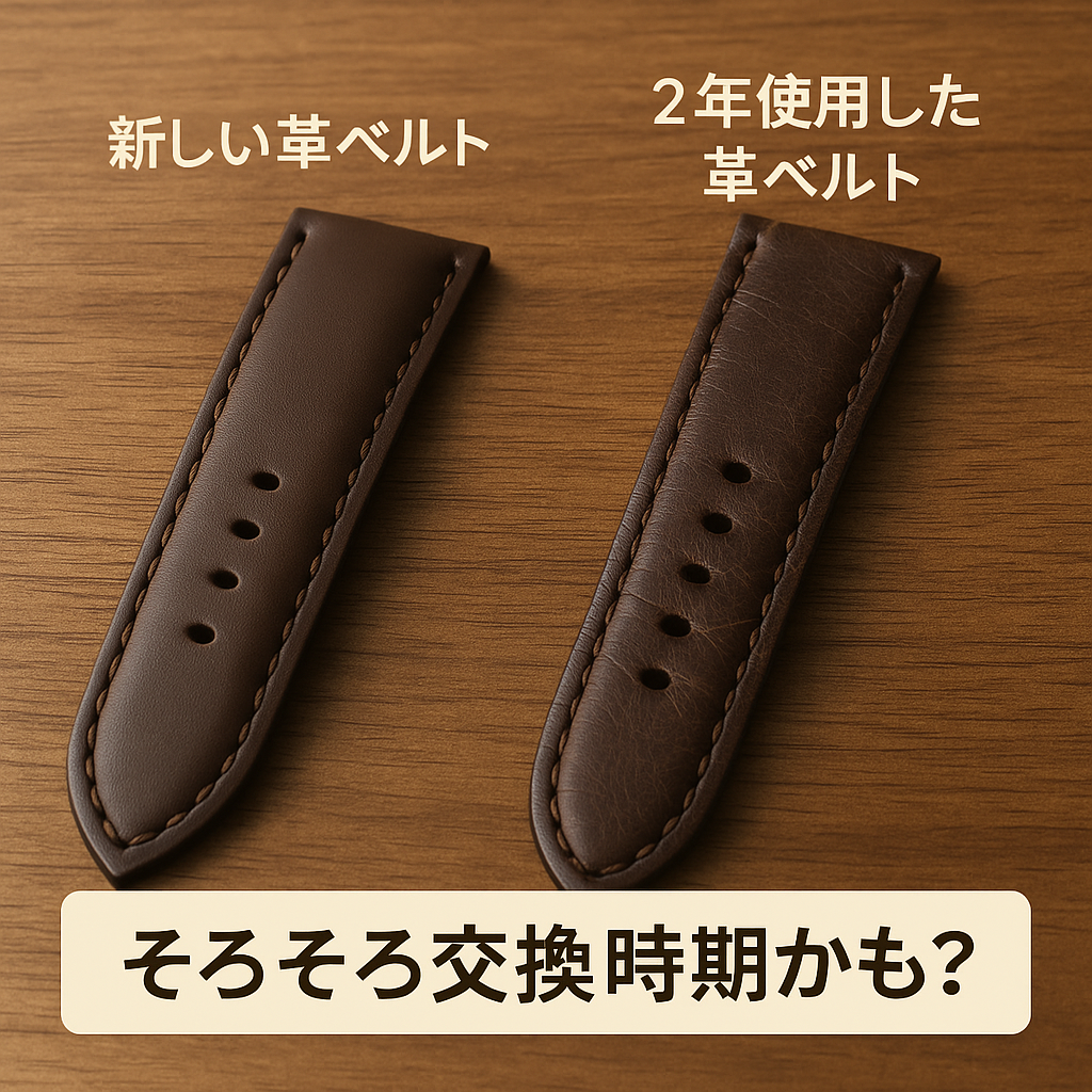 革ベルトは何年くらい持つ？｜寿命と交換の目安.png