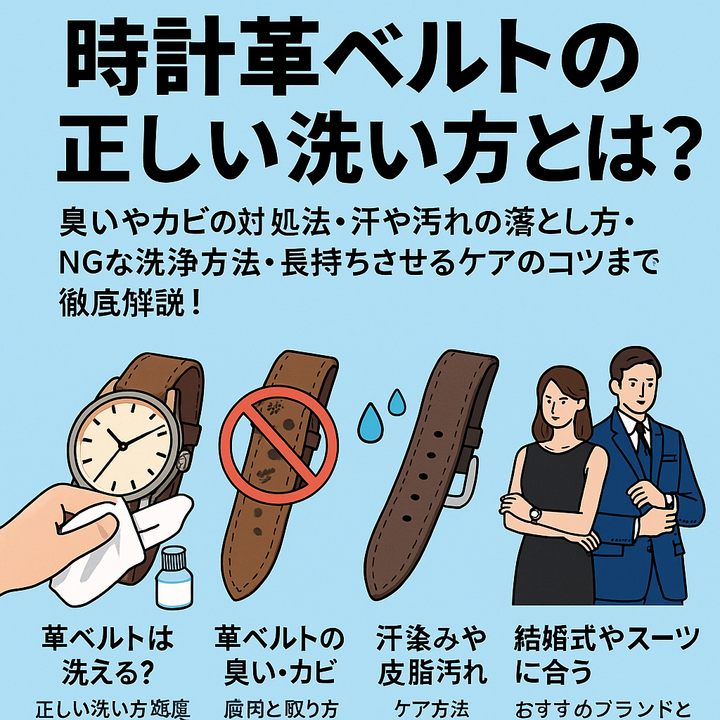 【2025年完全ガイド】時計革ベルトの正しい洗い方とは？.png
