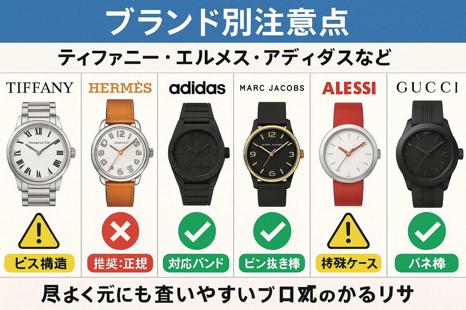 4. ブランド別注意点｜ティファニー・エルメス・アディダスなど.png