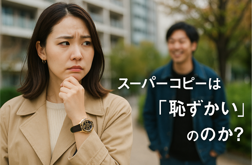 1. スーパーコピーは本当に「恥ずかしい」のか？日本人の価値観と実体験.jpg
