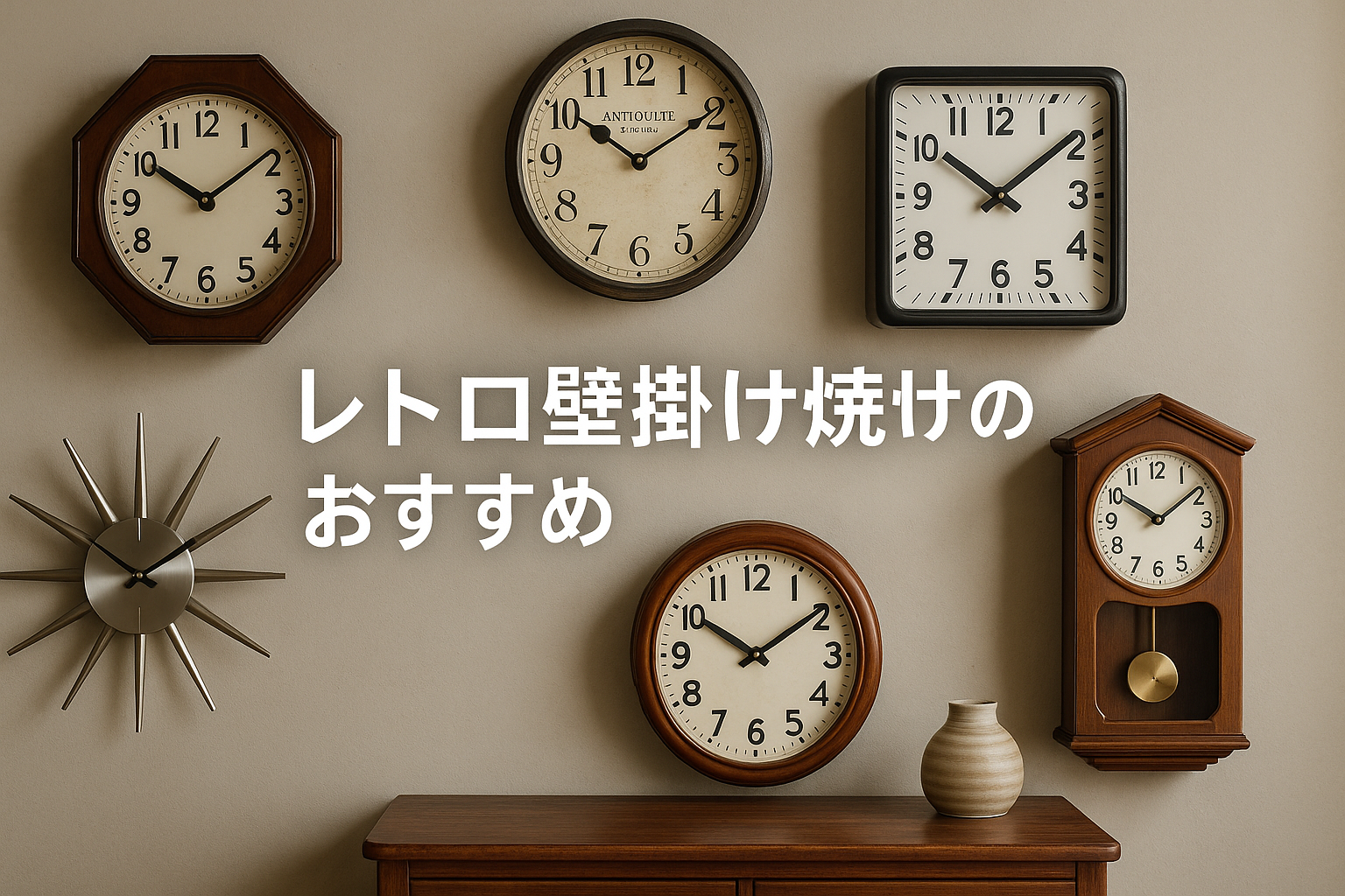 【2025年最新版】レトロ壁掛け時計のおすすめ特集.png