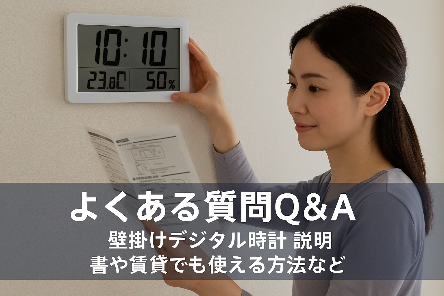 6. よくある質問Q&A｜壁掛けデジタル時計 説明書や賃貸でも使える方法など.png