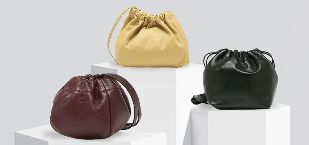 Q&A解決イメージ：自信の巾着バッグコーデ