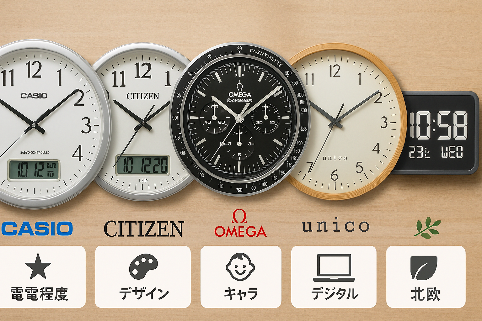 セイコー以外の人気壁掛け時計ブランド比較.png
