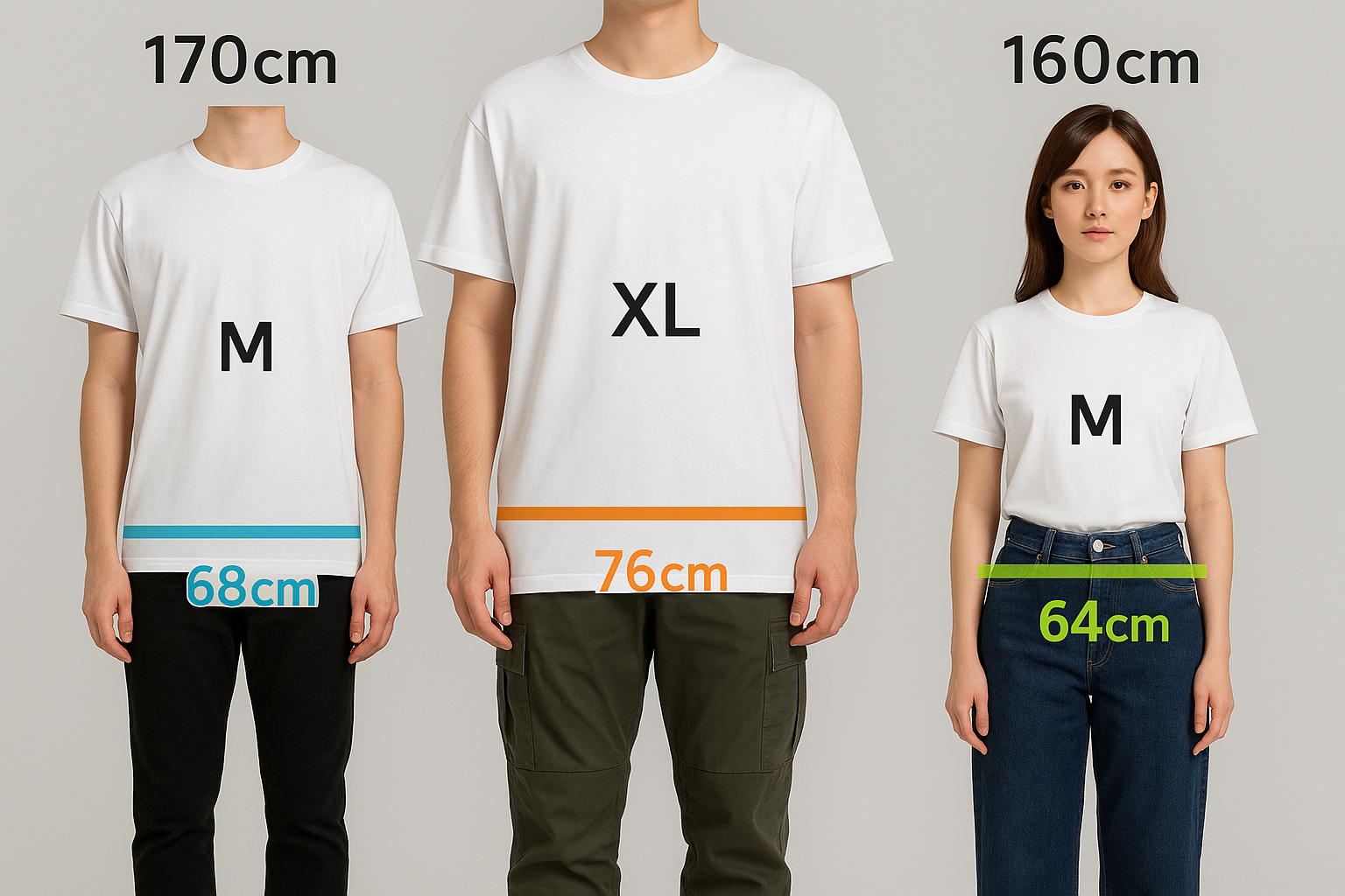 身長180cmでTシャツのサイズは何がいいですか？体型別のおすすめサイズ