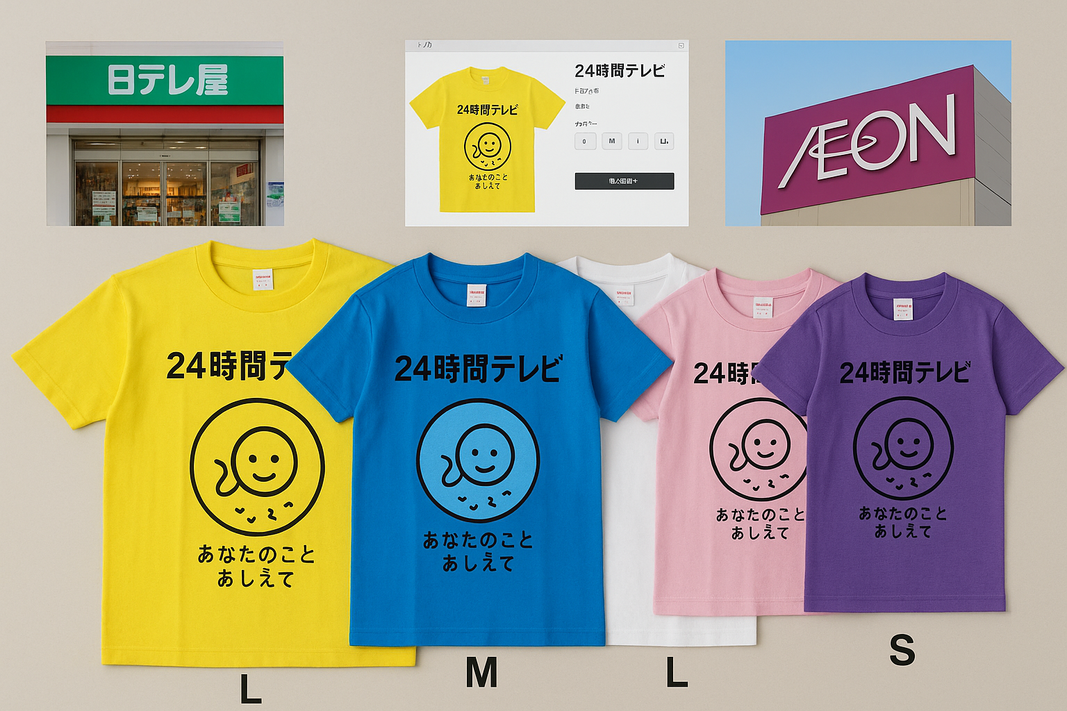 24時間テレビ グッズ 嵐 嵐 - 新品 24時間テレビ Ｔシャツ 2012 イエロー Sの通販 by さくら\u0027s