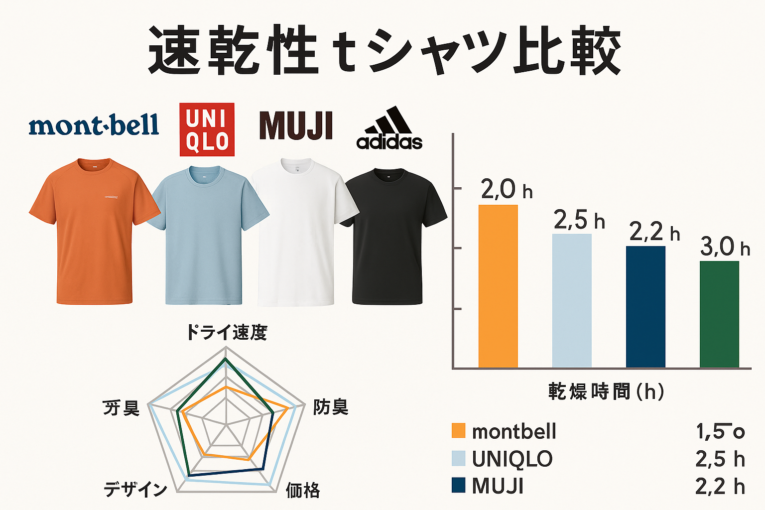 5. 他ブランド×速 乾性 t シャツ 比較ガイド.png