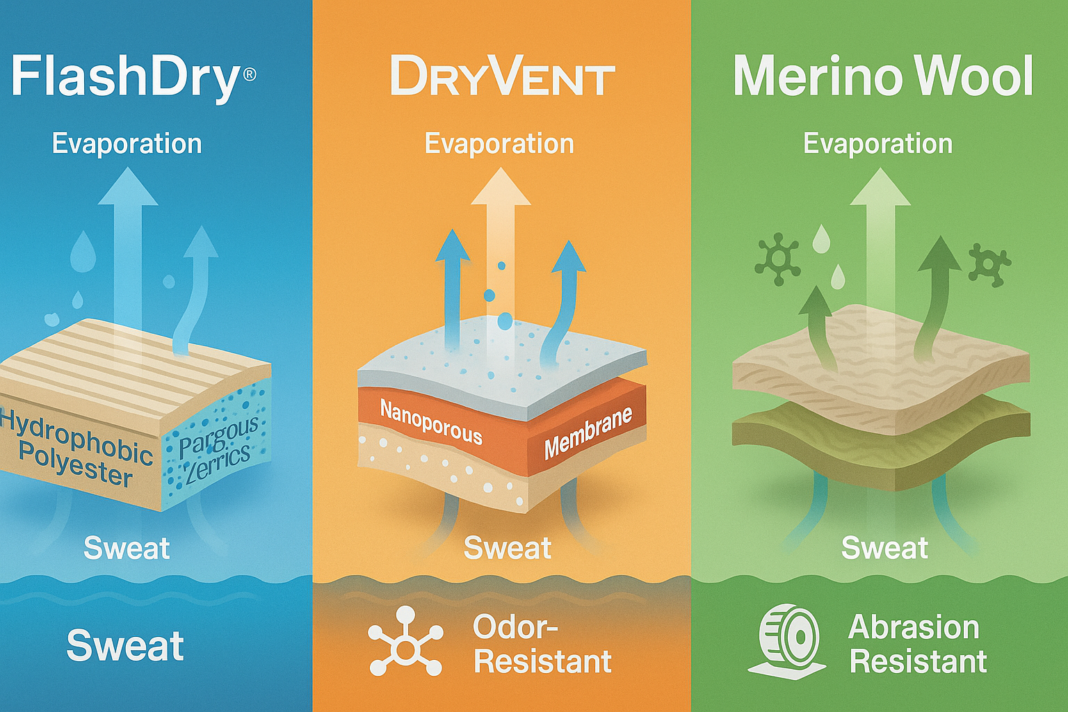3. 素材別徹底比較:FlashDry® vs DryVent® vs メリノウール.png