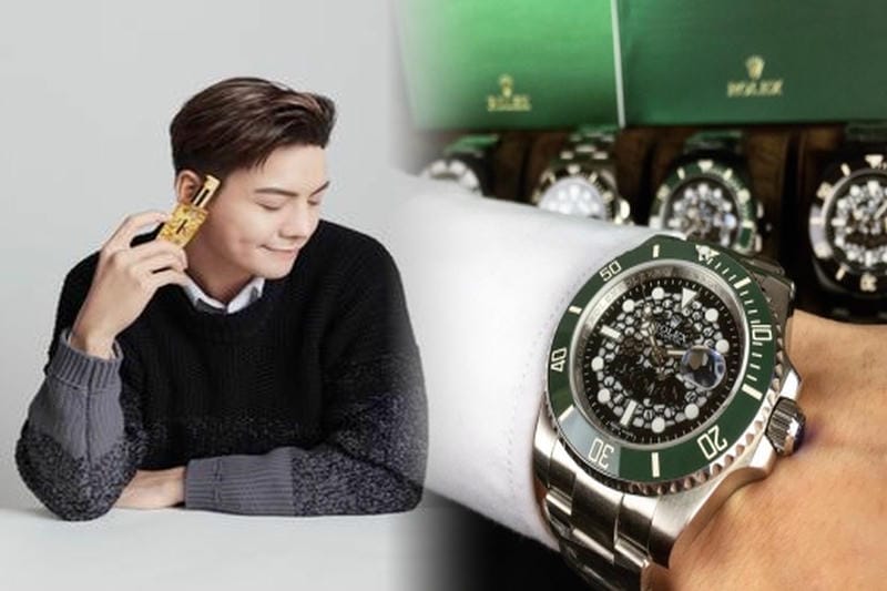 ロレックスのエンジンターンドベゼルはご覧のように