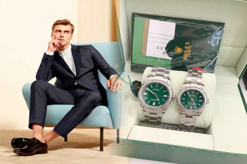 ロレックス10周年記念のサファイアクリスタル製デイデイト36