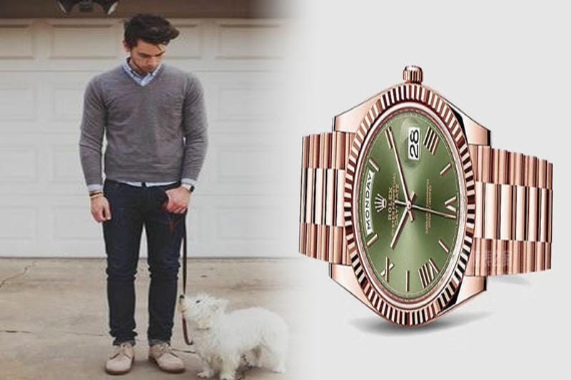 ロレックスの金無垢モデルは何グラムですか？