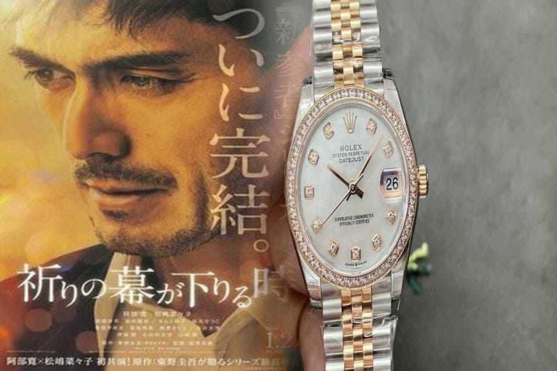ダイヤモンド30年前のロレックスレディース