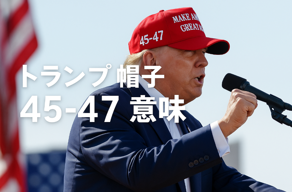 トランプ 帽子 45-47 意味.png